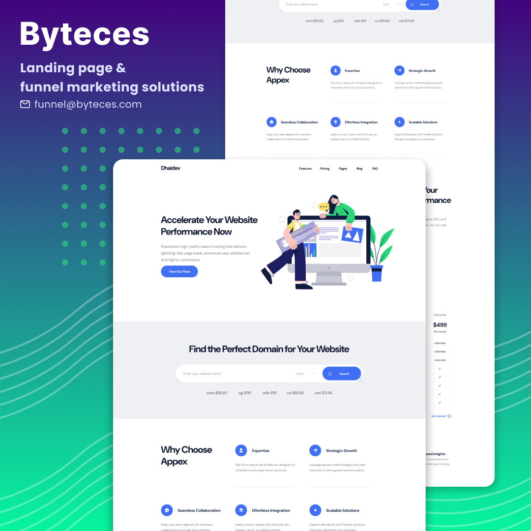 Mobile App Landing Page Design - App promotion page that increases downloads and user acquisition